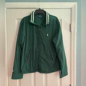 Green Polo Ralph Lauren full zip jacket. Size M.